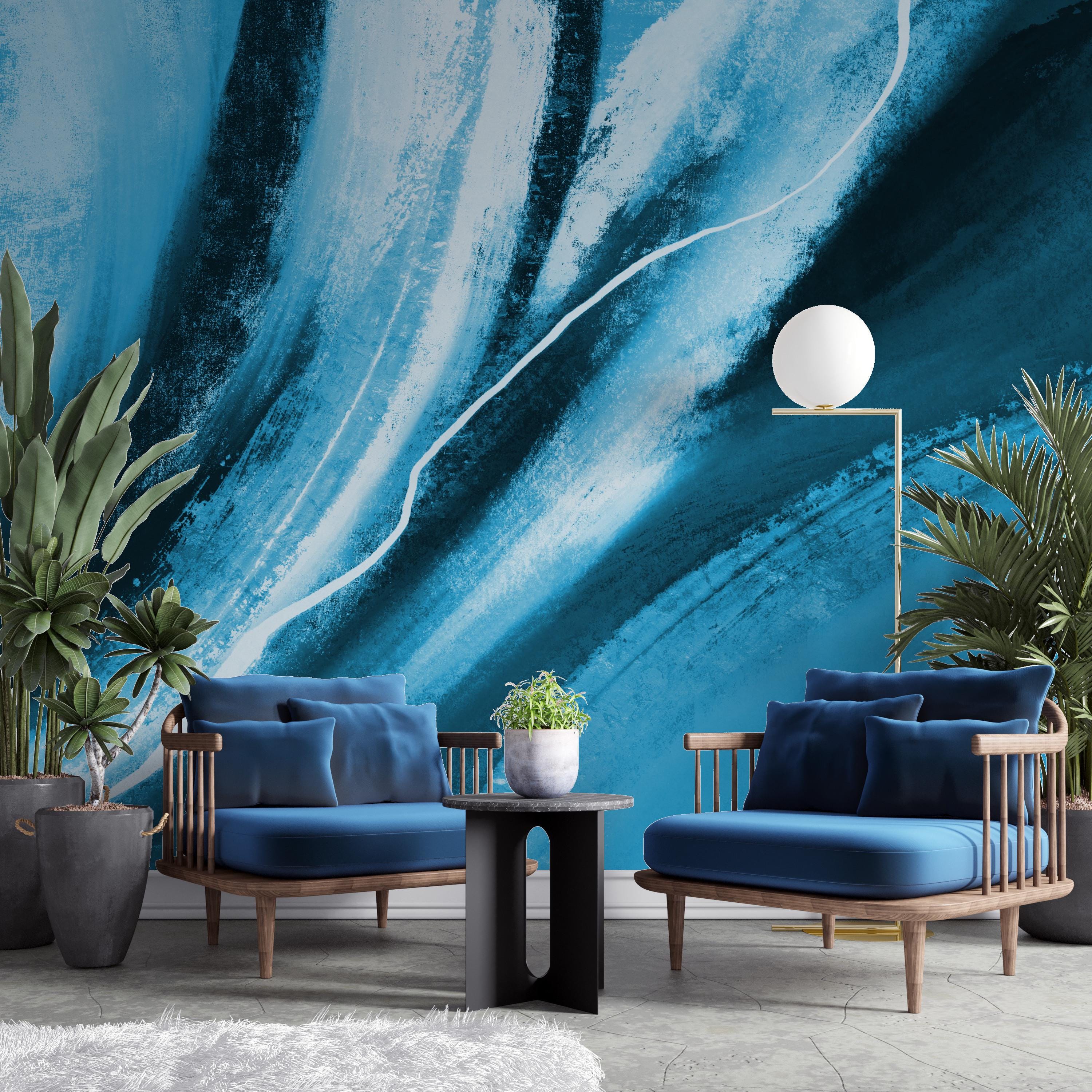 Luxury wallpaper accent wall